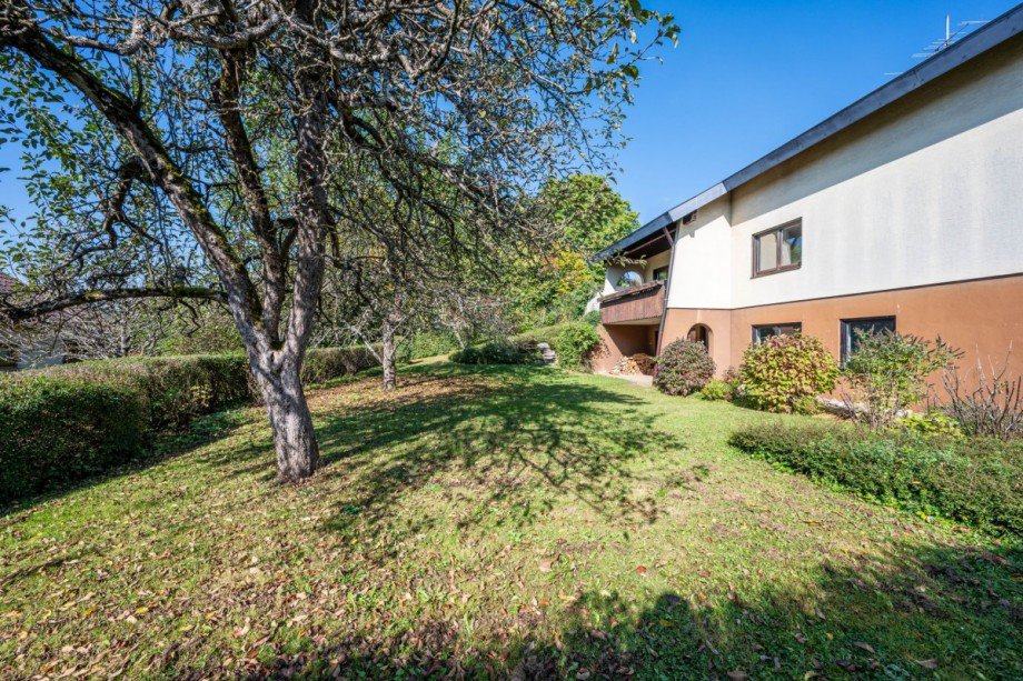 S�dost-Ansicht | Garten Einfamilienhaus Ebhausen