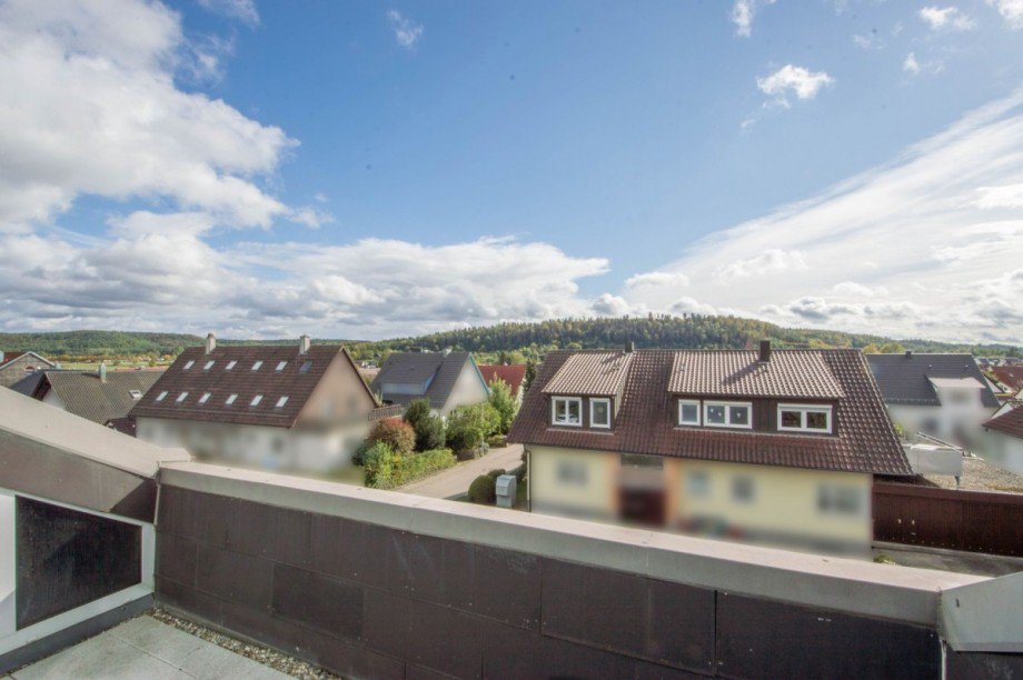 ...zur Dachloggia, die nach... Maisonettewohnung Nufringen