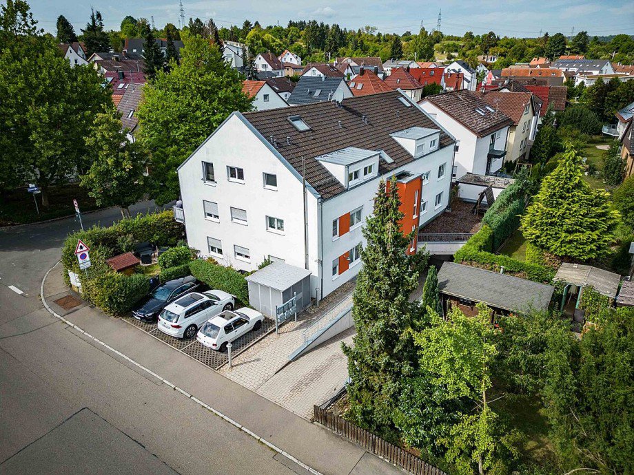 Luftaufnahme Nord-Ost Maisonettewohnung Magstadt