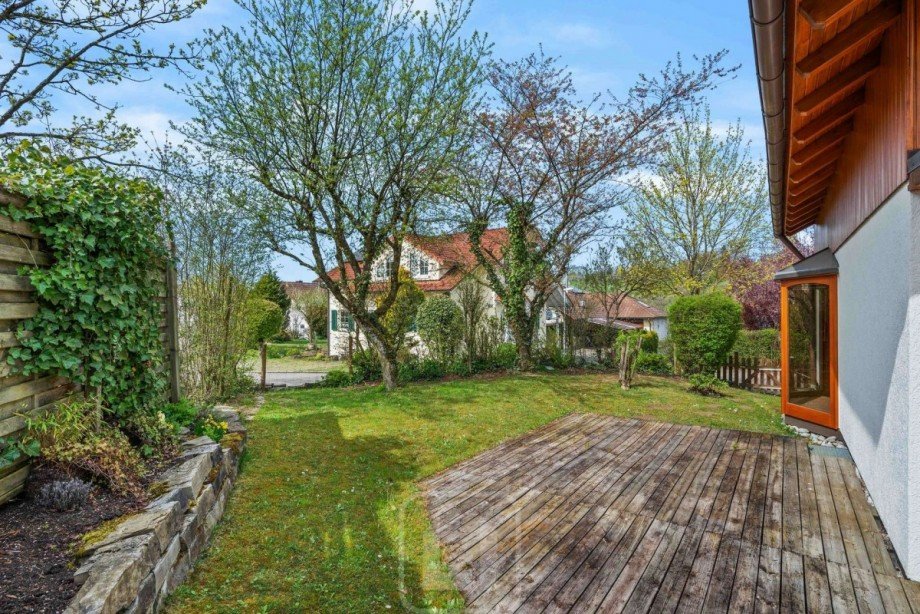 Terrasse | Gr�nfl�che Einfamilienhaus Kirchheim