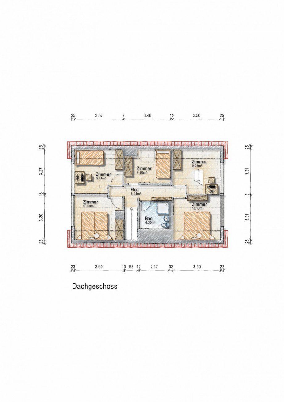 Dachgeschoss Einfamilienhaus Calw