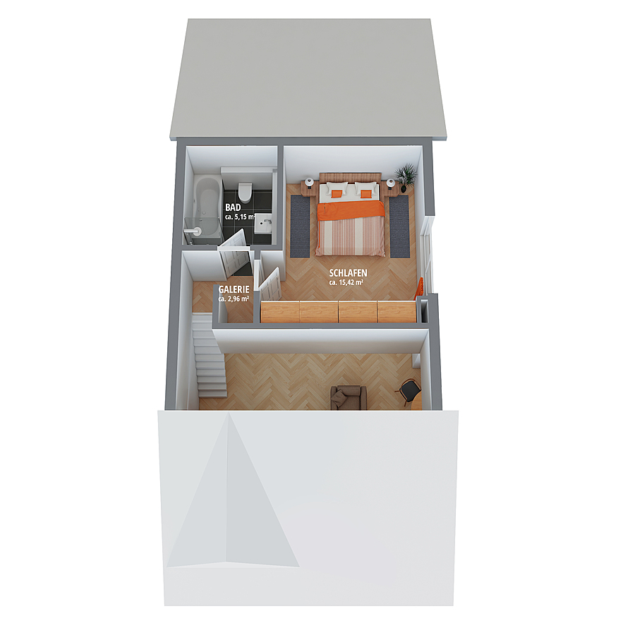 2. DG Maisonettewohnung Calw-Heumaden