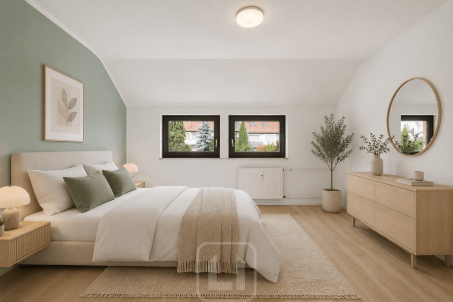 Beispielbild | Schlafzimmer Dachgeschosswohnung Ditzingen-Hirschlanden