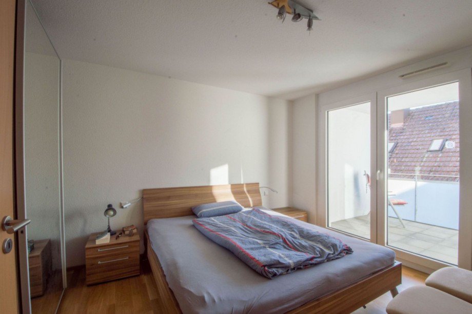Schlafzimmer mit Zugang... Etagenwohnung B�blingen
