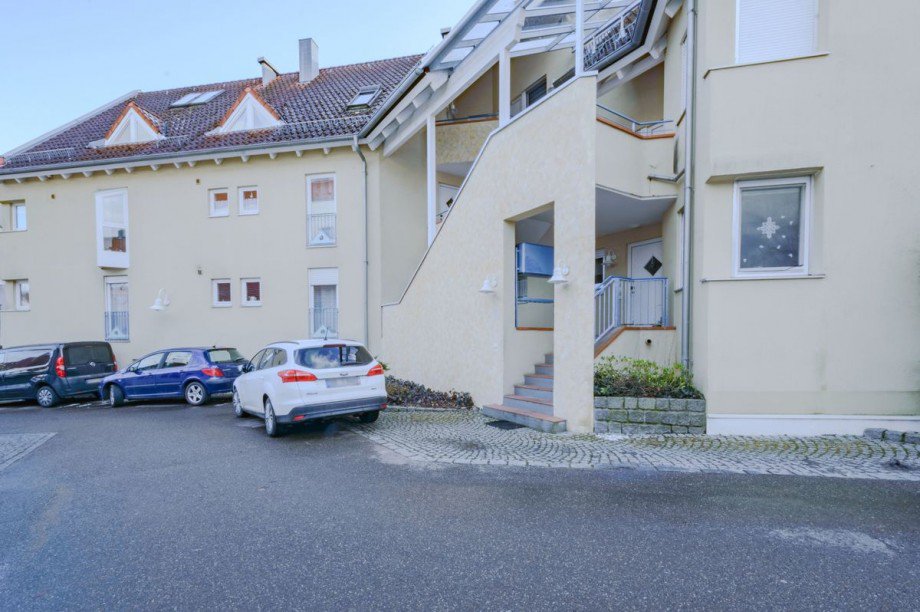 Au�enansicht | Laubengang Etagenwohnung Aidlingen