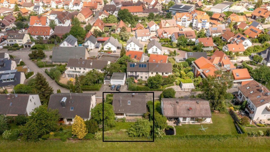 Hausansicht-S�den Zweifamilienhaus Heimsheim