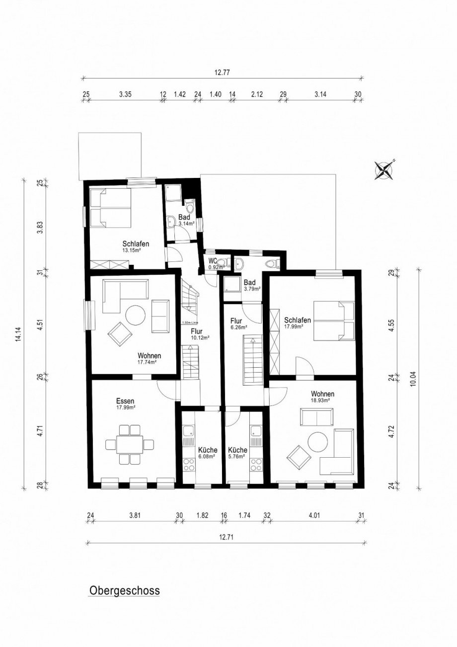Obergeschoss Einfamilienhaus Althengstett