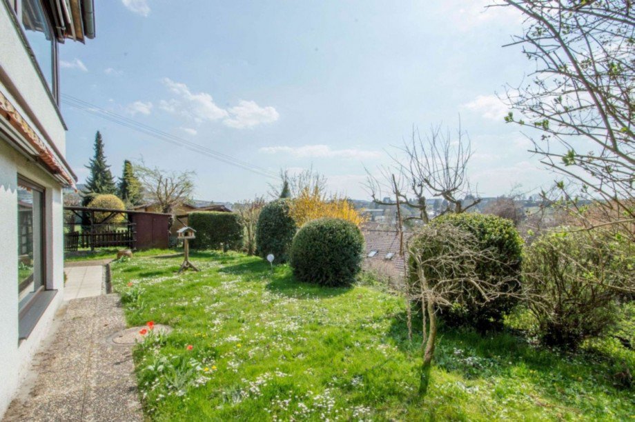 Garten oberer Bereich Einfamilienhaus Calw