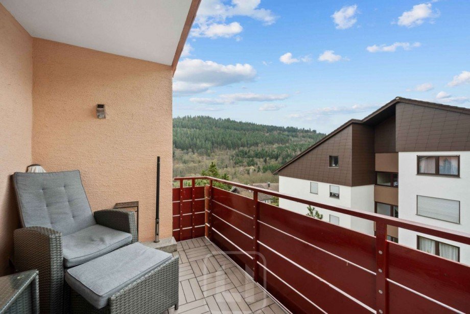 Aussicht in die Natur Etagenwohnung Unterreichenbach