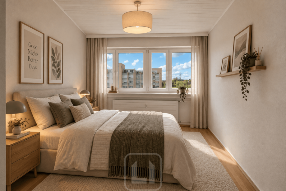 Beispielbild Schlafzimmer Etagenwohnung Sindelfingen