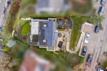 Luftaufnahme Haus Architektonisches & energetisches Meisterwerk in Toplage!
