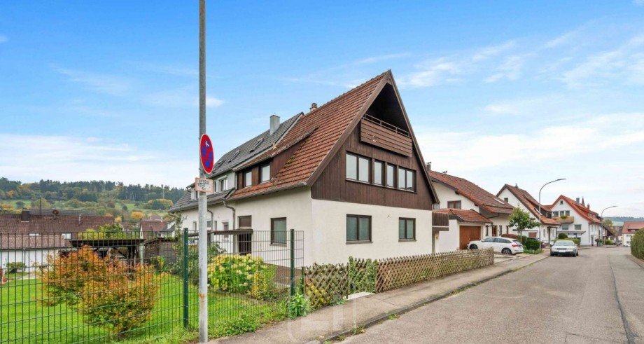 Nordost-Ansicht Doppelhaush�lfte Calw