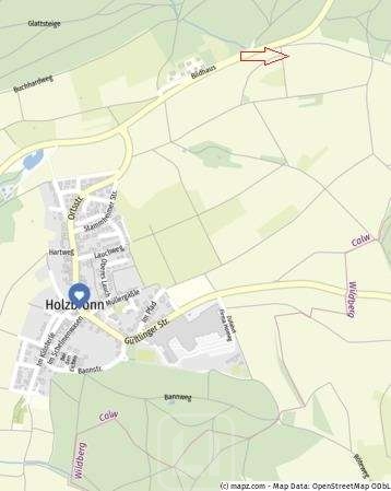 Mikroansicht Land- / Forstwirtschaft - Grdst. Calw
