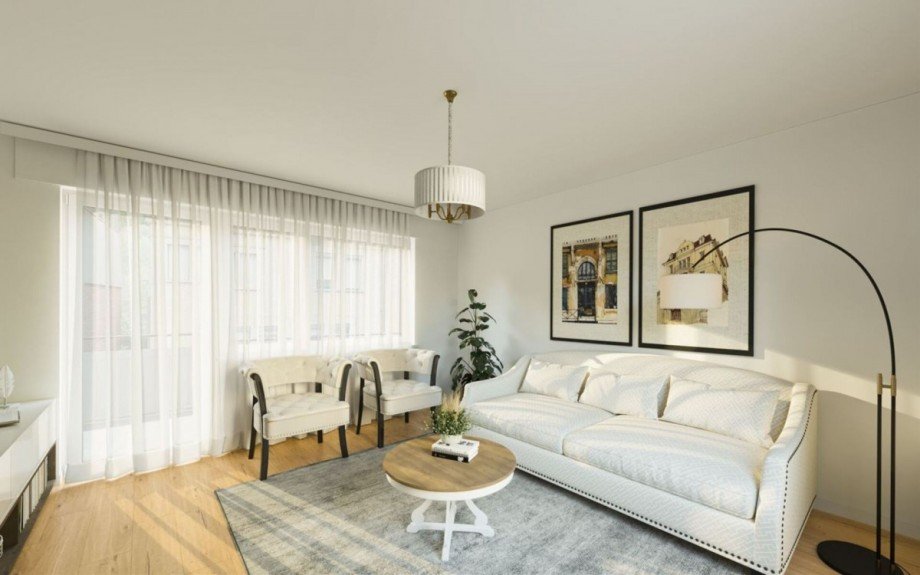 Livingbereich Wohnbeispiel Etagenwohnung Stuttgart