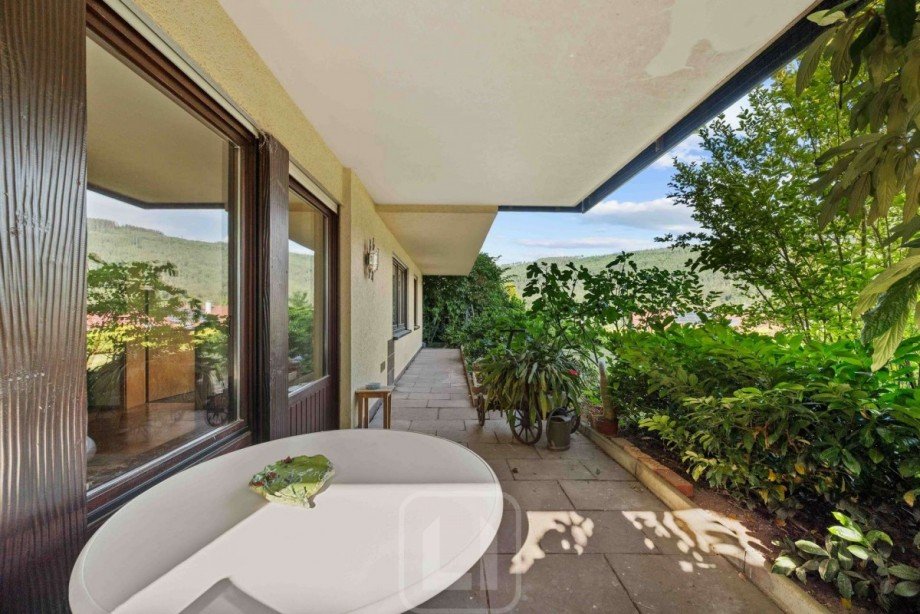Gesch�tzter Au�enbereich Mehrfamilienhaus Bad Wildbad