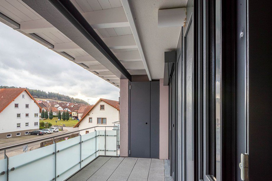 Balkon Dachgeschosswohnung Althengstett