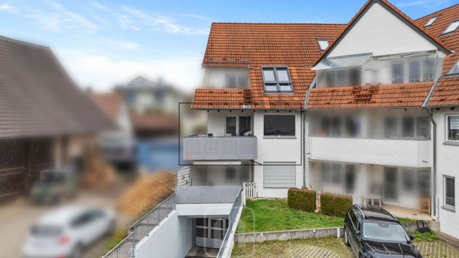 Au�enansicht Wohnung OG Etagenwohnung Nufringen