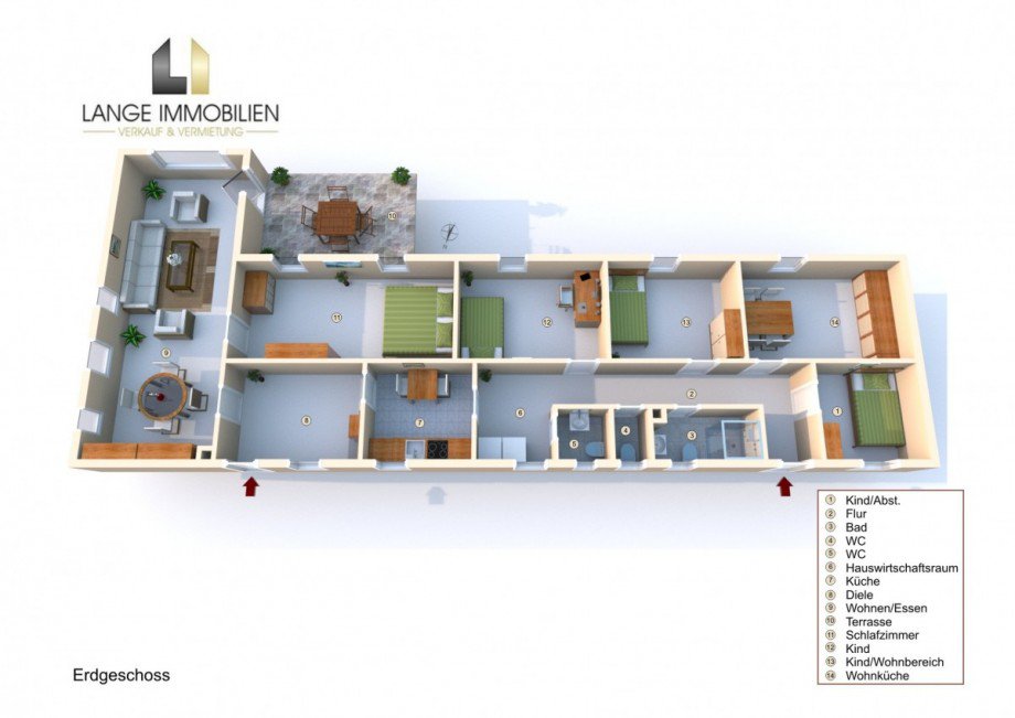 3D-Grundriss Einfamilienhaus Calw