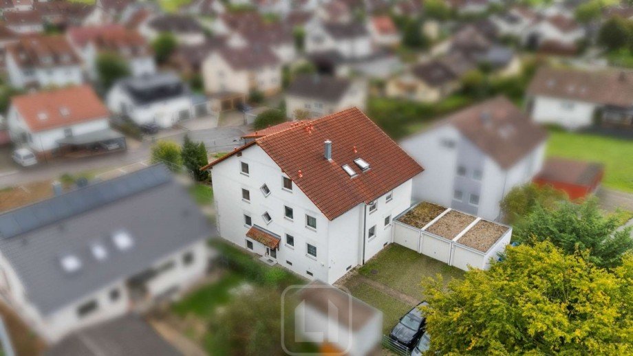 Drohnenaufnahme Etagenwohnung Althengstett