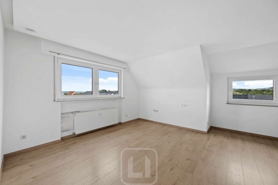 Wohnzimmer Dachgeschosswohnung Ditzingen-Hirschlanden