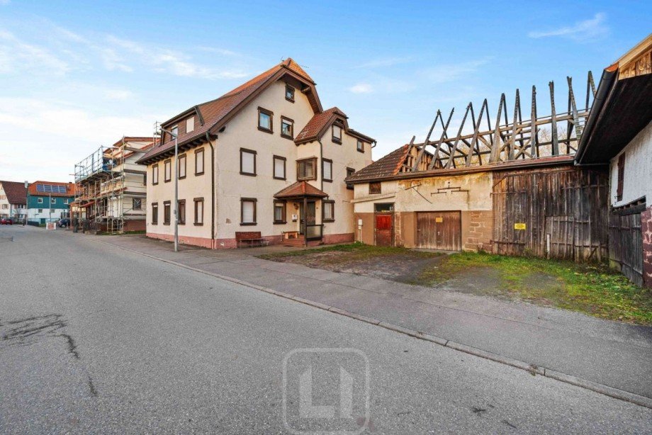 S�dwestansicht Grundst�ck Bad Liebenzell