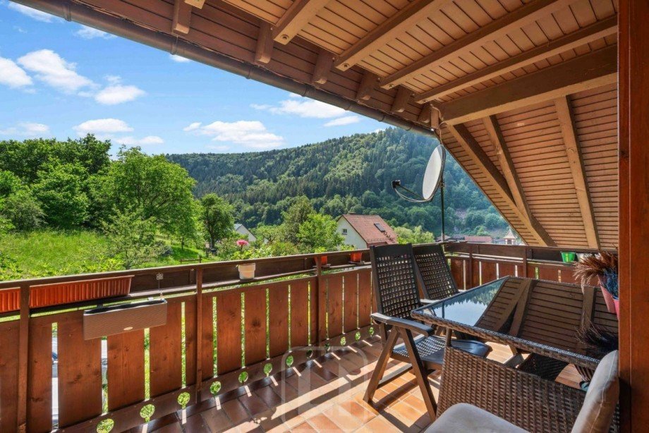 �berdachter Balkon Mehrfamilienhaus Calw