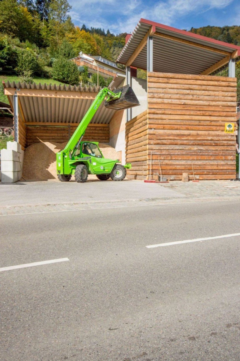 Lokaler Hackschnitzelbestand Etagenwohnung Calw
