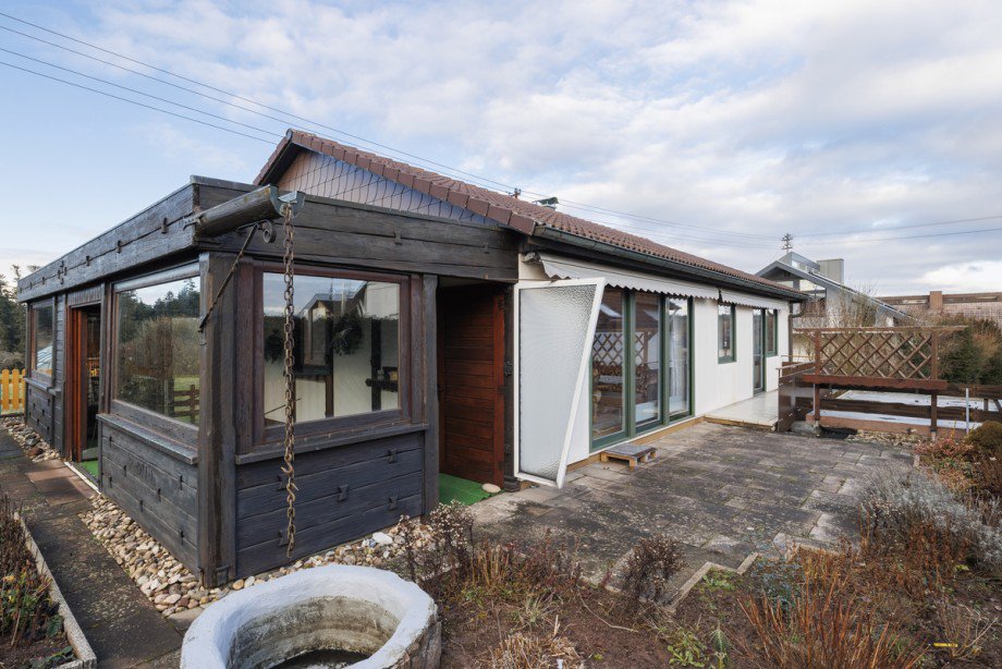 Terrasse in S�dostausrichtung Einfamilienhaus Althengstett-Ottenbronn