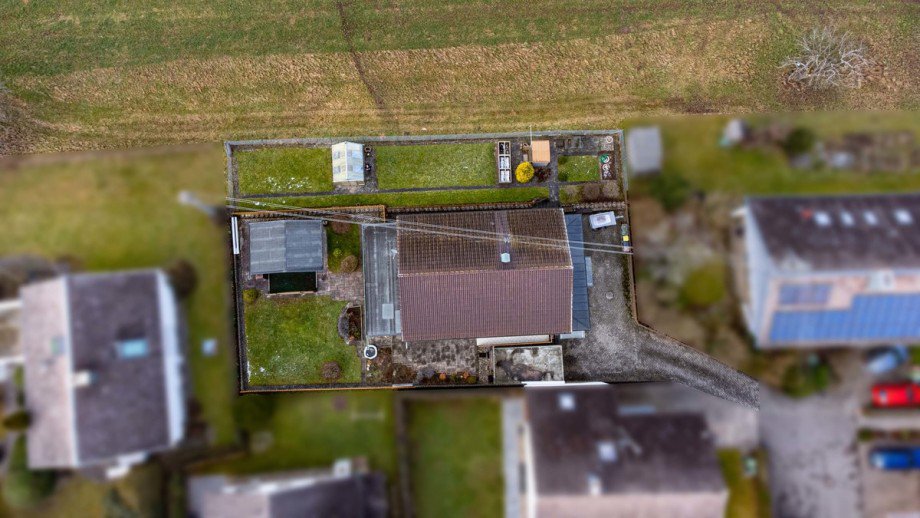 Vogelperspektive Einfamilienhaus Althengstett-Ottenbronn
