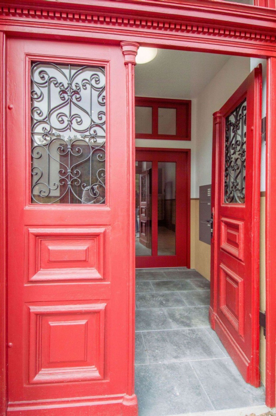 Haupteingang mit Windfang Etagenwohnung Calw