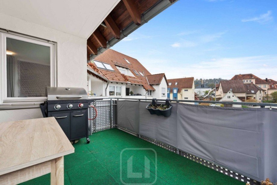 �berdachter Balkon Etagenwohnung Nufringen