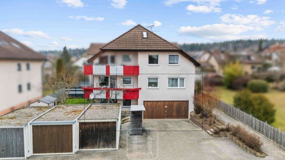 West-Ansicht Wohnung Althengstett