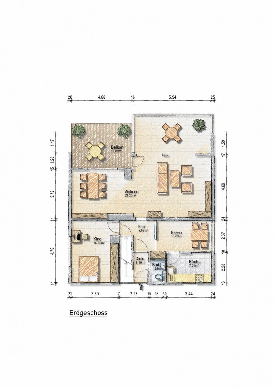 Erdgeschoss Einfamilienhaus Calw