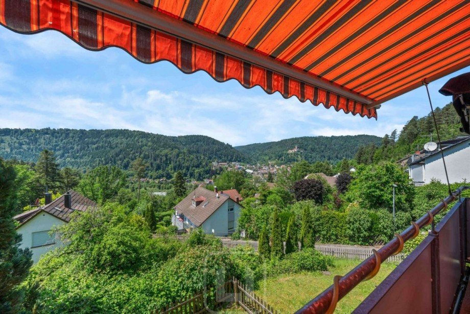 Panoramablick inklusive Mehrfamilienhaus Bad Liebenzell