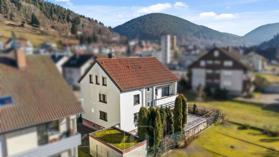 Nordwest-Ansicht Mehrfamilienhaus Bad Wildbad