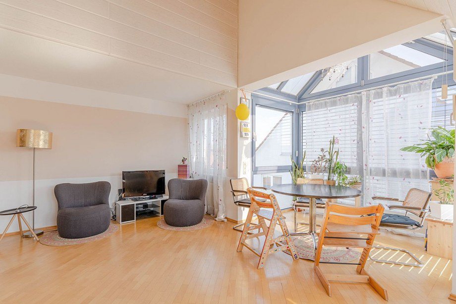 Offener Wohn-Essbereich mit... Maisonettewohnung Calw-Heumaden