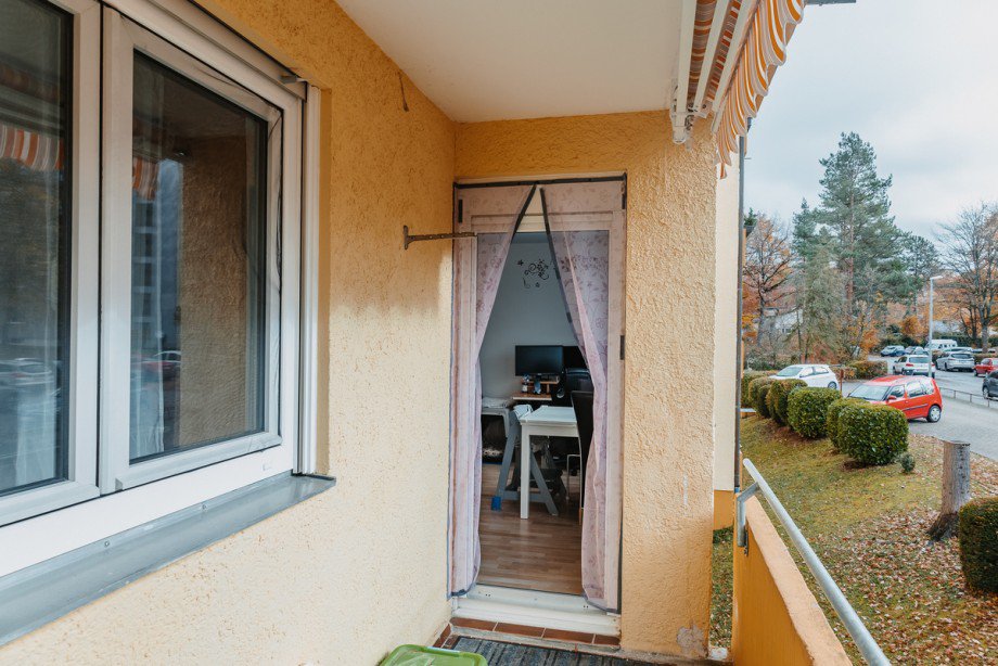 Balkon | Zugang zum Wohnzimmer Etagenwohnung B�blingen