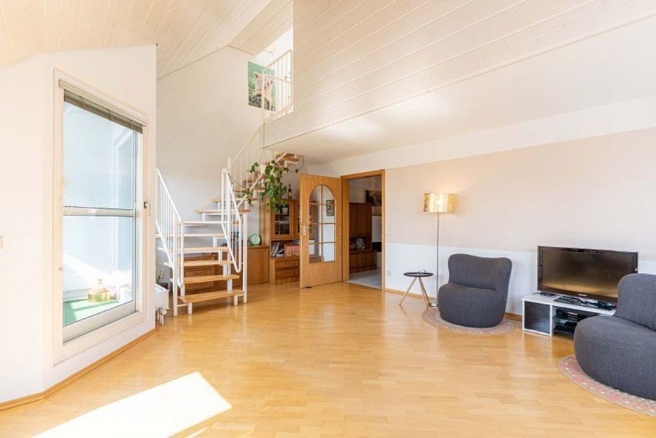 Wohnzimmer mit... Maisonettewohnung Calw-Heumaden