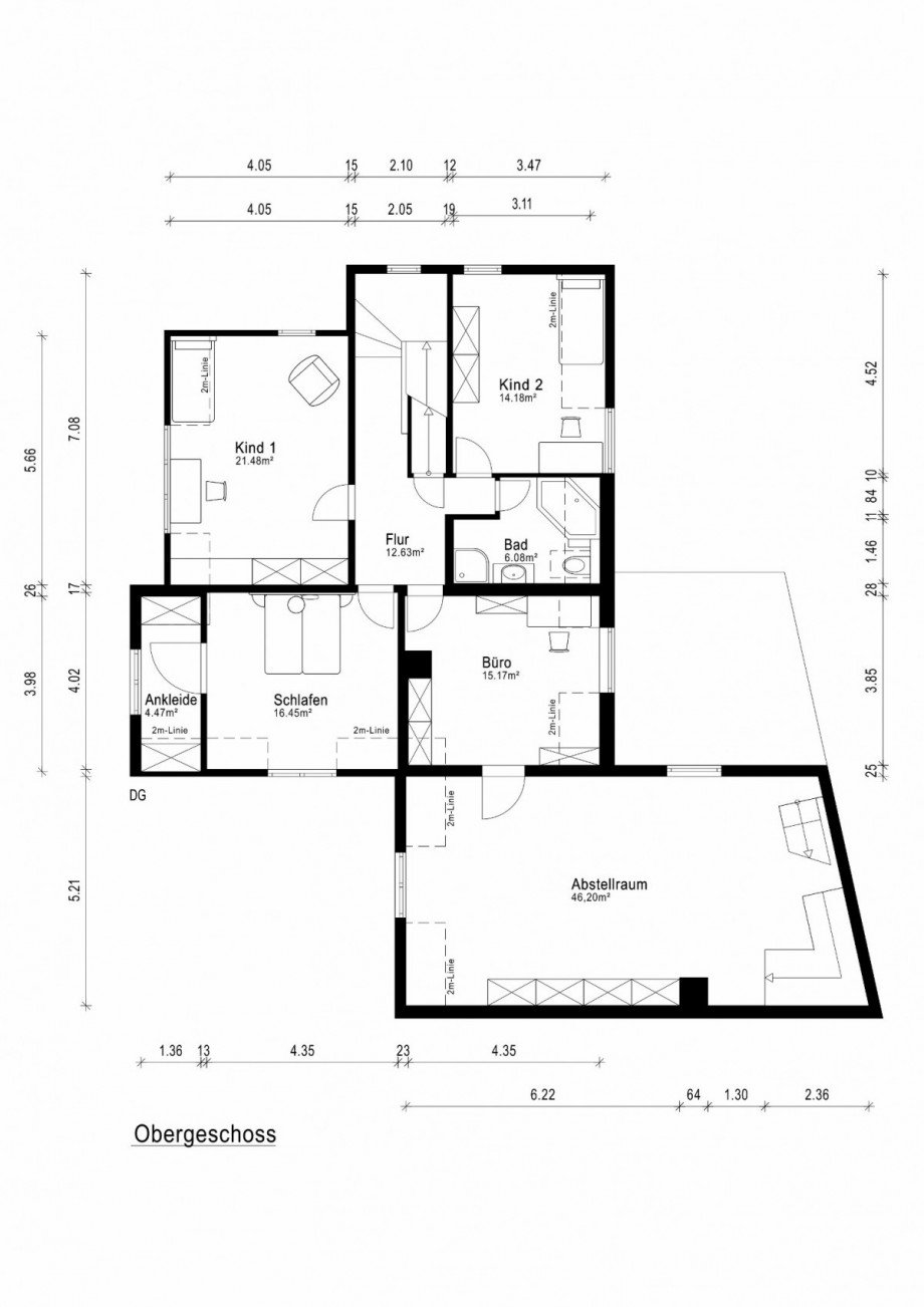 Obergeschoss/Dachgeschoss Einfamilienhaus Wildberg Effringen