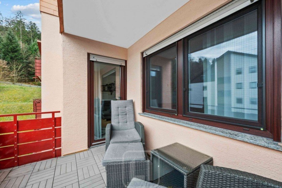 Balkon | Platz zum Verweilen Etagenwohnung Unterreichenbach