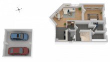 Untergeschoss Wohnhaus mit gro�em Garten in sch�ner Ortsrandlage | Einliegerwohnung | Doppelgarage