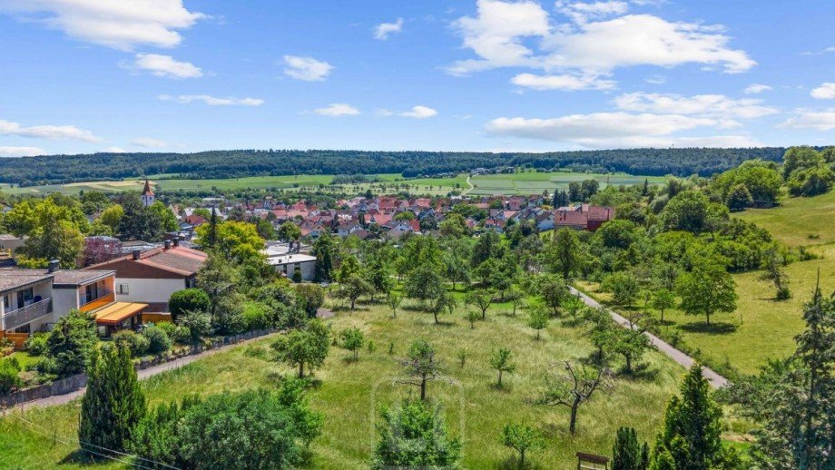 Aussicht �ber Simmozheim Einfamilienhaus Simmozheim