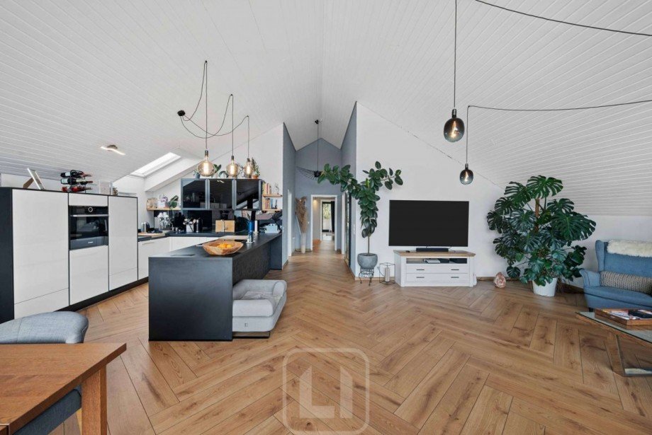 Offenes Wohnambiente Dachgeschosswohnung Calw
