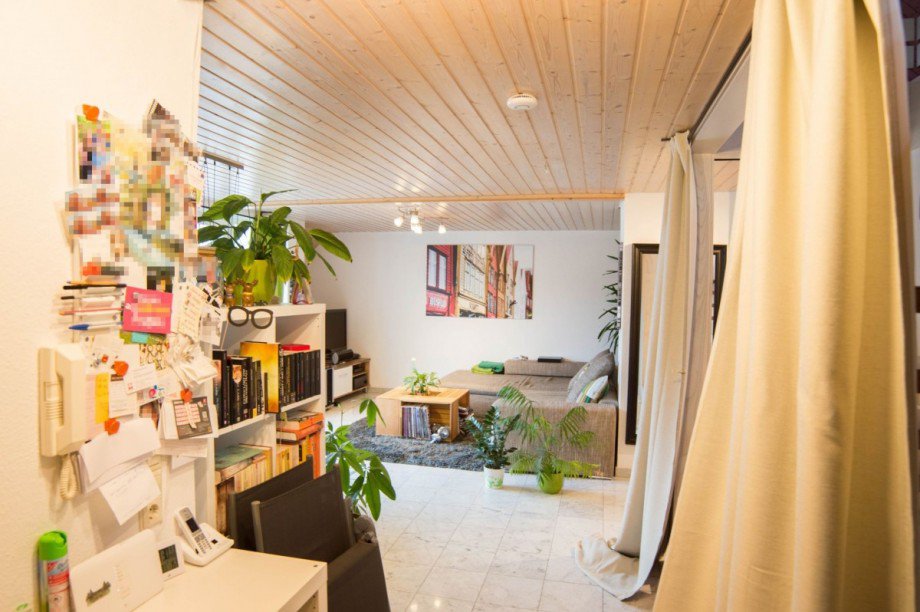 Blick vom Eingangsbereich Dachgeschosswohnung Nufringen