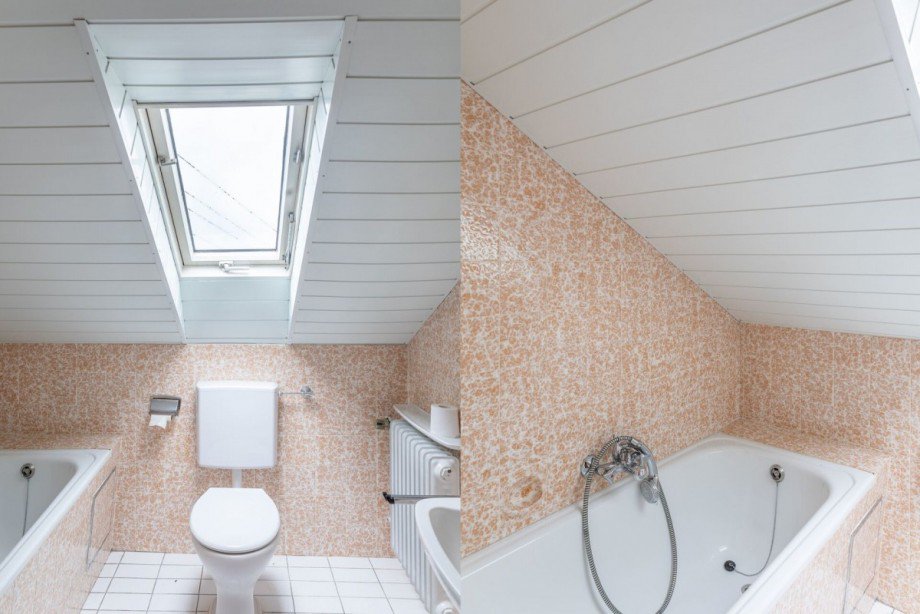 Badezimmer mit WC, Wanne und Waschbecken Zweifamilienhaus Heimsheim