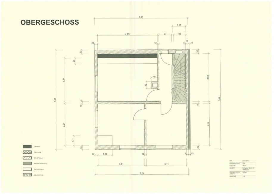 Obergeschoss Doppelhaush�lfte Calw