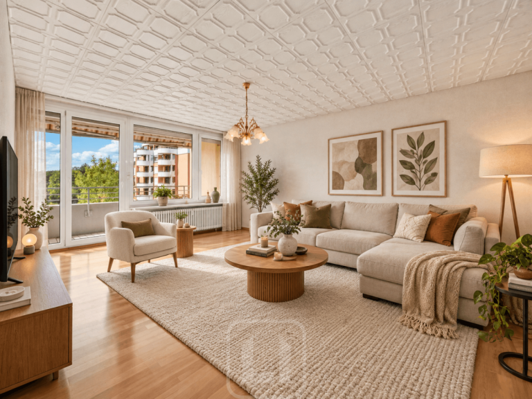 Beispiel | Wohnzimmer Sindelfingen Etagenwohnung Gepflegt, gro�z�gig & hervorragend gelegen | 3-Zimmer | Balkon & Tiefgaragenstellplatz