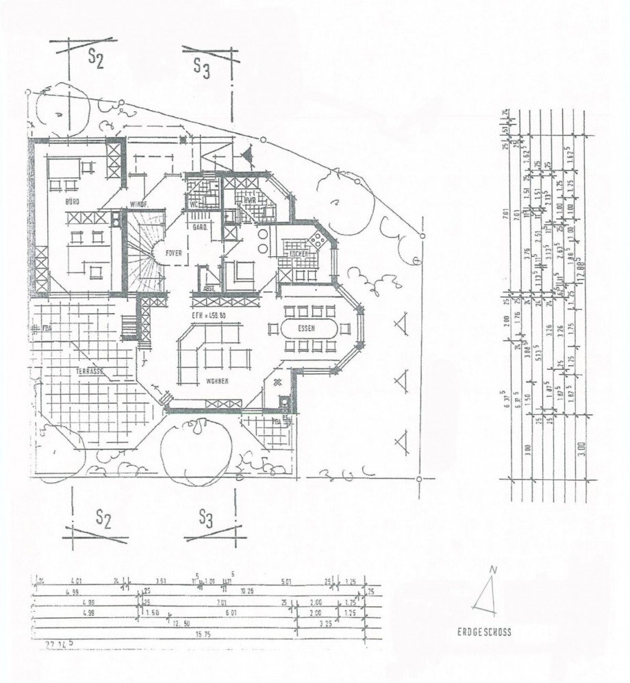 Grundriss EG Einfamilienhaus Nufringen