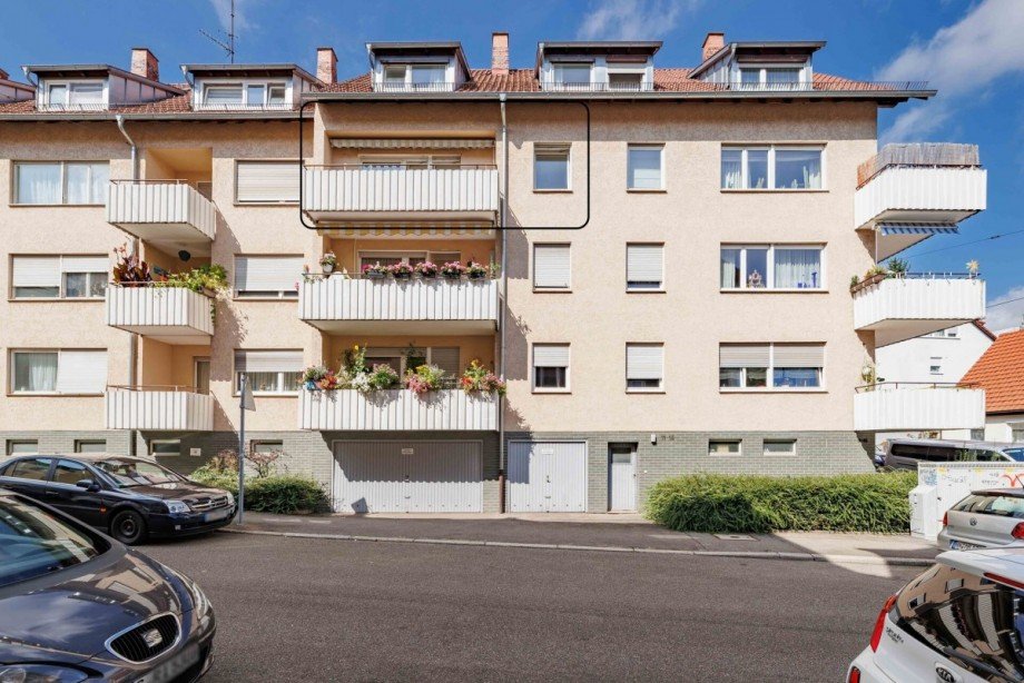 Hausansicht S�d Etagenwohnung Stuttgart