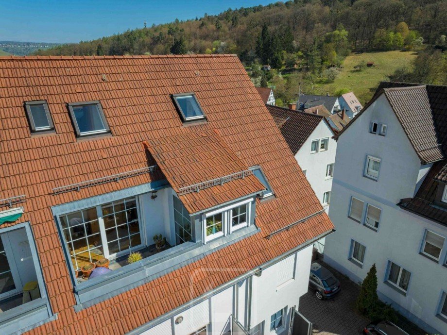 Dachterrasse Maisonettewohnung Stuttgart
